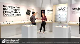 20x20 Perimeter booth design by DisplayCraft
